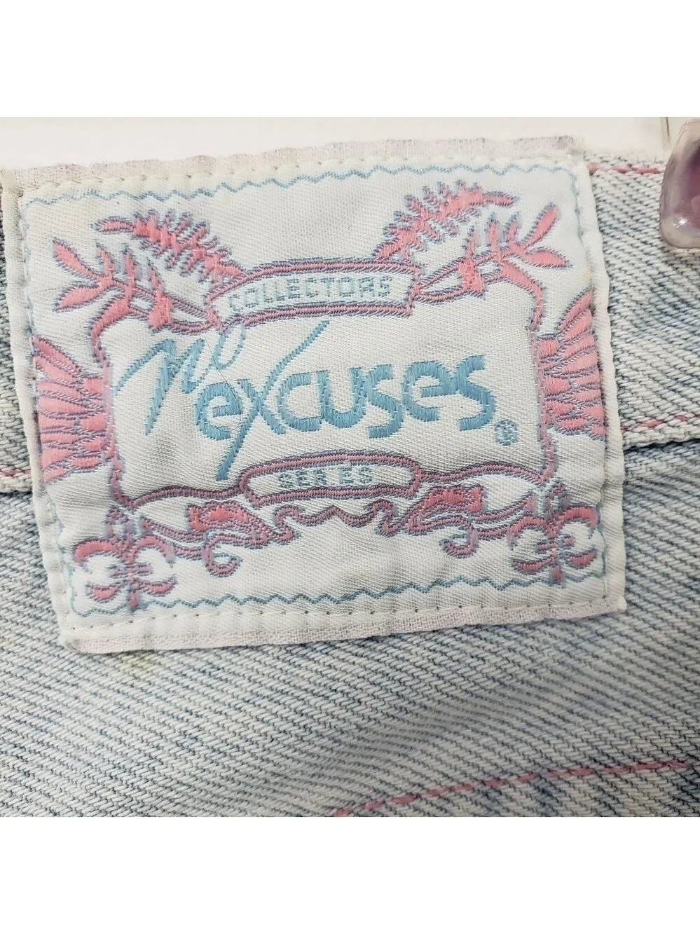 Vintage 80s Collector's No Excuses Peg Legged Jeans 24